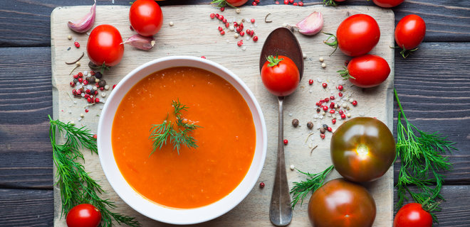 Корисний обід: як приготувати томатний суп - Фото