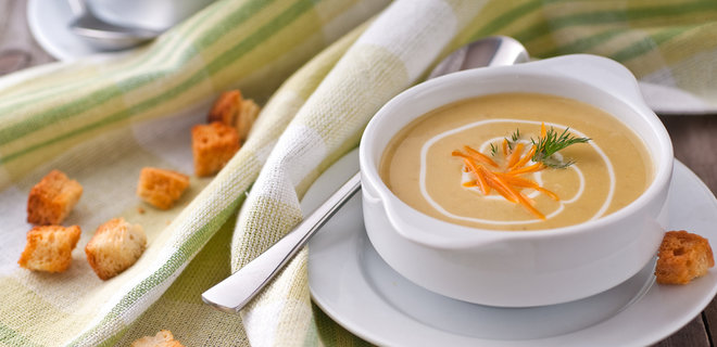 Рецепт обіду: швидкий та корисний курячий крем-суп - Фото