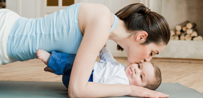 Домашні тренування для молодих матусь. Вправи, які можна виконувати разом з немовлятами - Фото