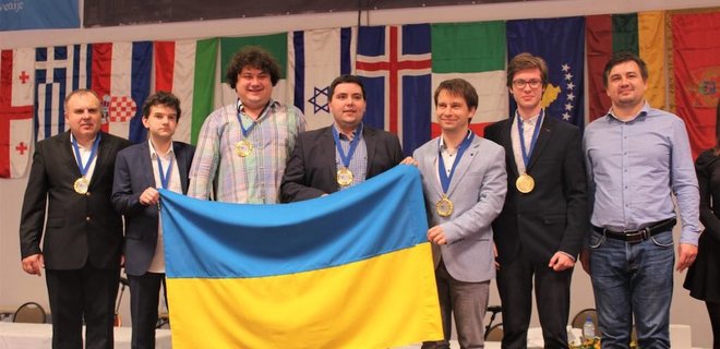 Чоловіча збірна України випередила французів і виграла Чемпіонат Європи з шахів - Фото