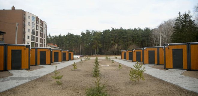 В Ровенской области открыли первый модульный городок для переселенцев – фото - Фото