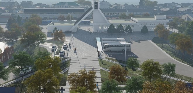 Интегрированный вокзал в Тростянце — архитекторы представили свой проект — фото - Фото