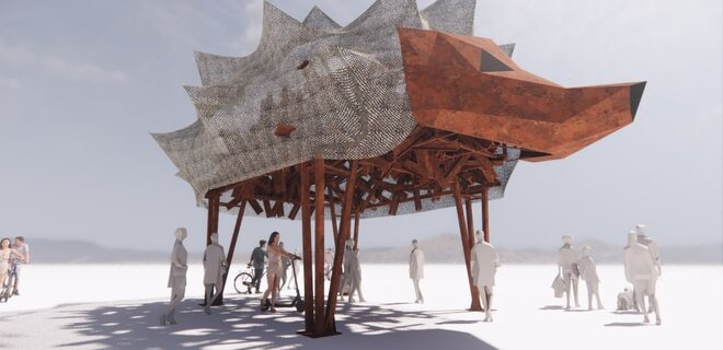 На Burning Man 2023 Україна представить артоб'єкт The Hedgehog Temple: який він матиме вигляд - Фото