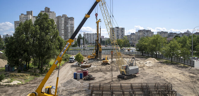 В Оболонському районі Києва триває реконструкція дворівневої розв'язки: що вже зробили - Фото