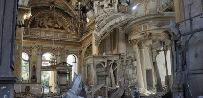 Италия поможет восстановить собор в Одессе, разрушенный ракетным ударом РФ - Фото